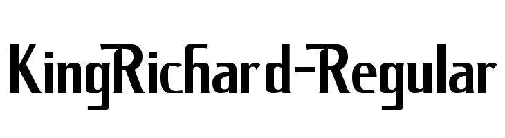 KingRichard-Regular  font caratteri gratis