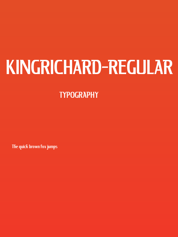 KingRichard-Regular Poster