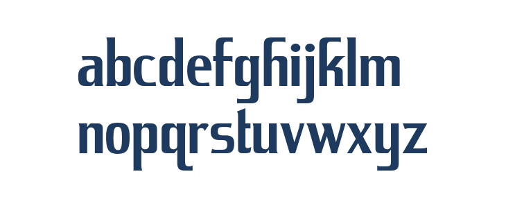 KingRichard-Regular Lowercase