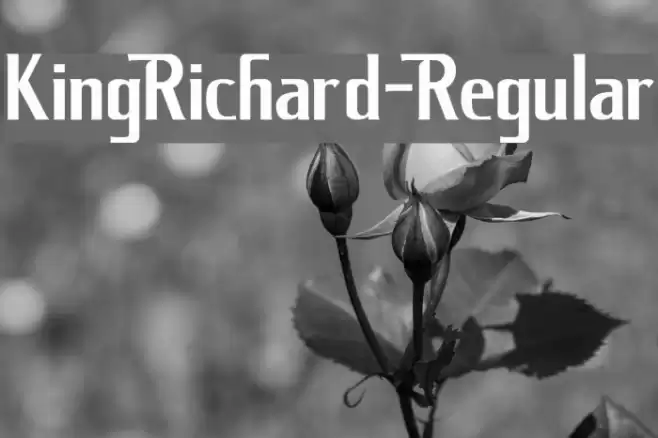 KingRichard-Regular Font examples