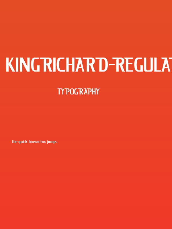 KingRichard-Regular Poster