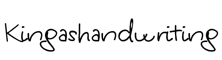 Kingashandwriting  لخطوط تنزيل