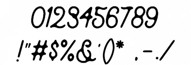 Kingbirds-Rough Font OTHER CHARS