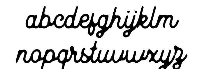 Kingbirds-Rough Font LOWERCASE