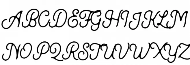 Kingbirds-Rough 字体 大写