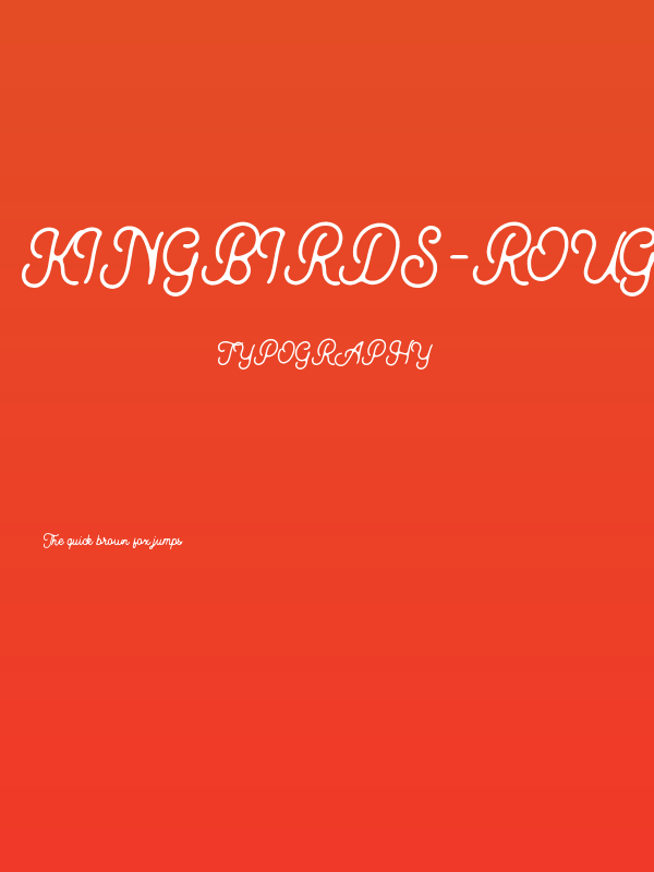 Kingbirds-Rough Poster