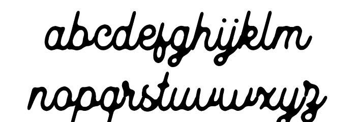 Kingbirds-Rough Font LOWERCASE