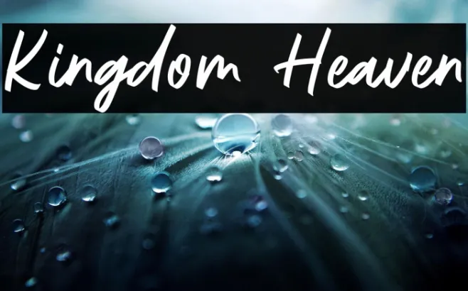 Kingdom Heaven Example 1