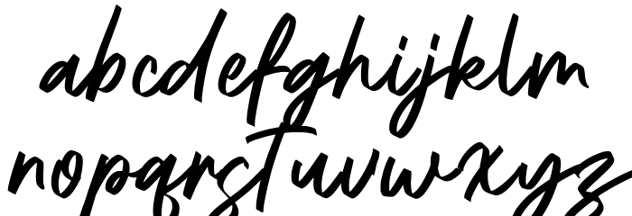 Kingdom Heaven Font LOWERCASE