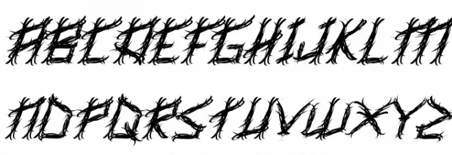 Kingdom Hero Demo Italic Schriftart Groß