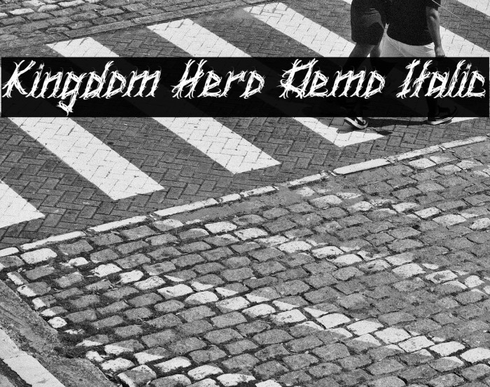 Kingdom Hero Demo Italic Example 3
