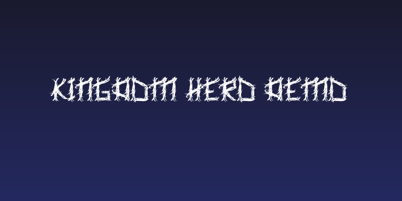 Kingdom Hero Demo Social Header