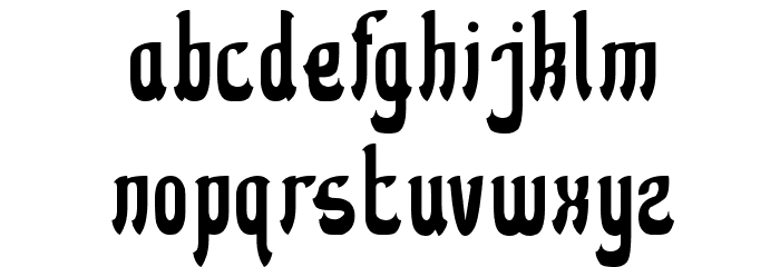 Kingdom of Heart Font LOWERCASE