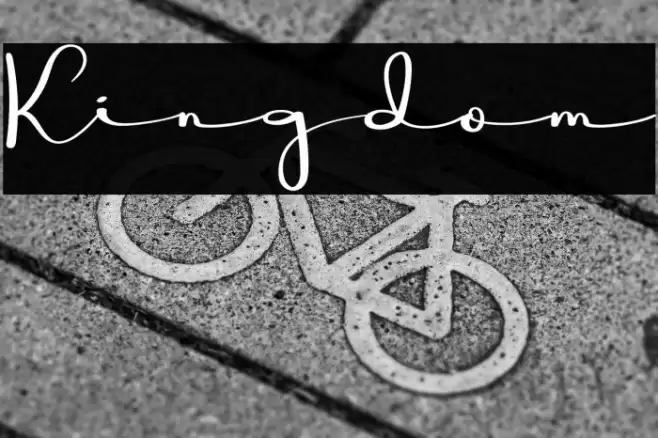 Kingdom Font examples