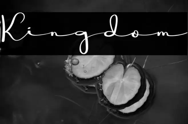 Kingdom Font examples