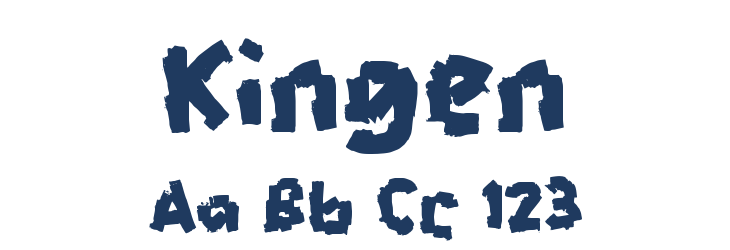 Kingen Font Preview