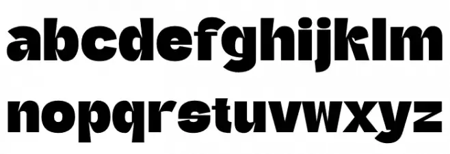 Kingfink Font LOWERCASE