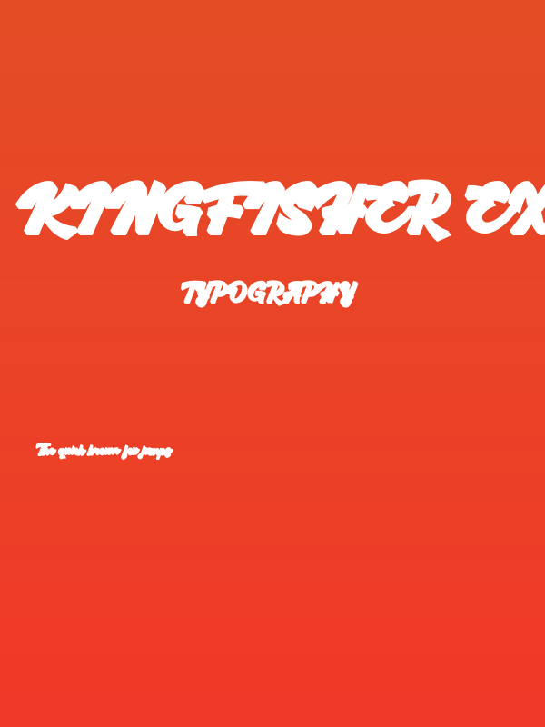 Kingfisher Extruded Poster