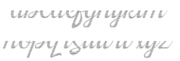 Kingfisher Half Engraved Font LOWERCASE
