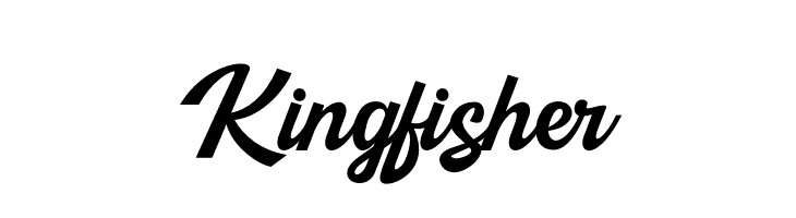 Kingfisher  नि: शुल्क फ़ॉन्ट्स डाउनलोड