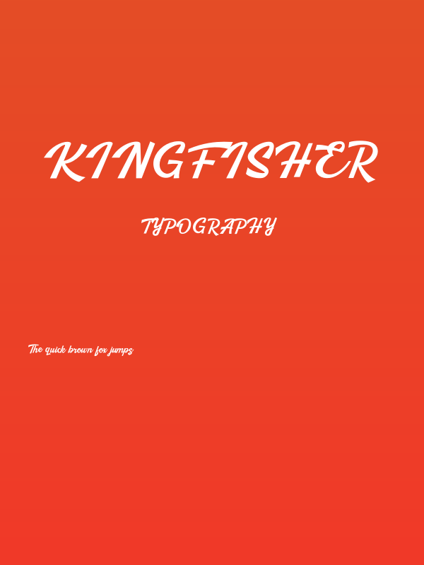 Kingfisher Poster