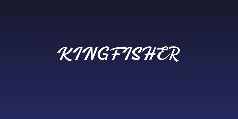 Kingfisher Social Header