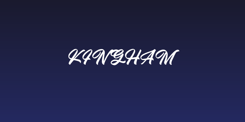 Kingham Social Header