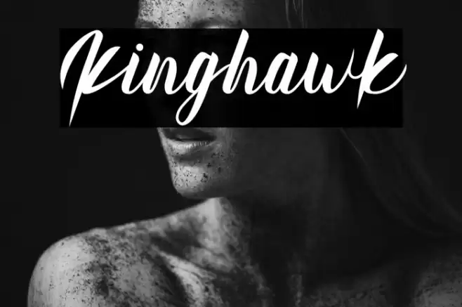 Kinghawk Font examples