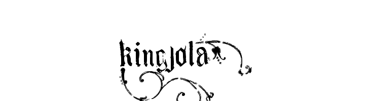 KingjolA  font caratteri gratis