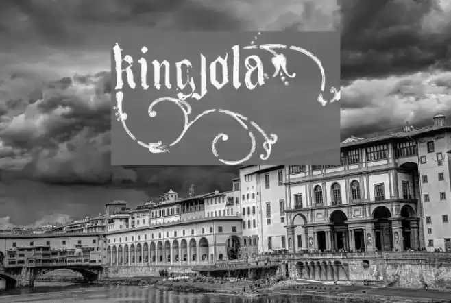 KingjolA Font examples