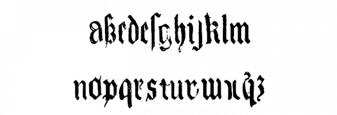 KingjolA Caratteri MINUSCOLO