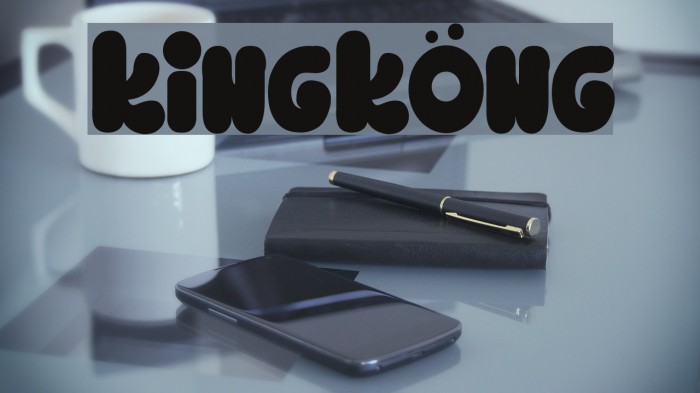 Kingköng Font examples