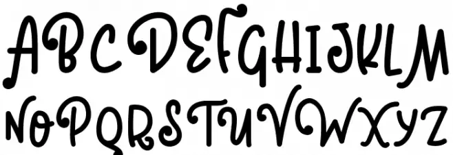 Kinglet Playful 字体 大写