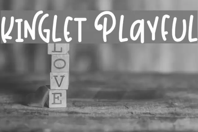 Kinglet Playful Font examples