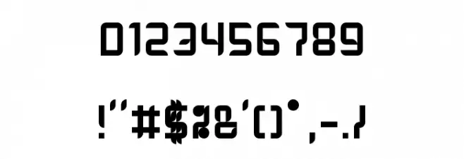 Kinglify Regular Font OTHER CHARS