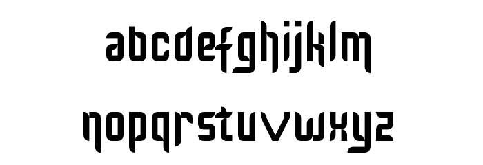 Kinglify Regular Font LOWERCASE