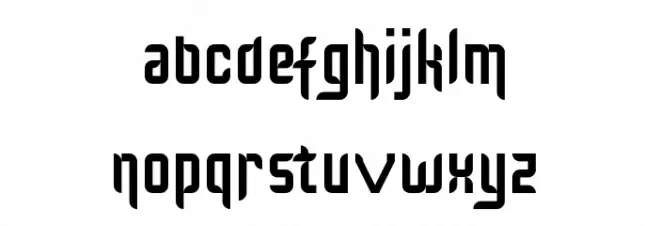 Kinglify Regular フォント 小文字