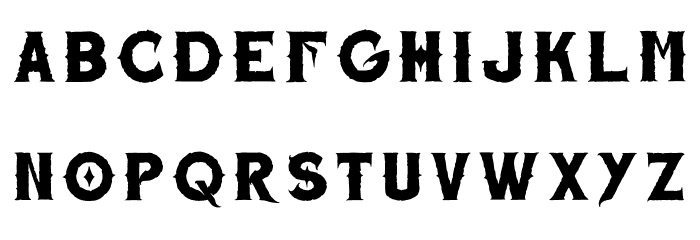 Kingman Regular Font LOWERCASE