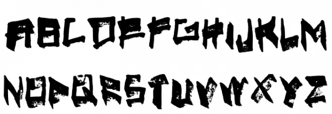 Kingoff Regular Шрифта ВЕРХНИЙ