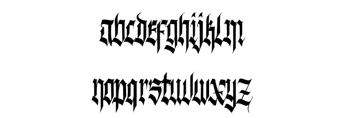 Kingroad Personal Use Font LOWERCASE