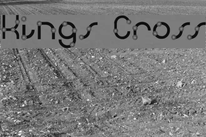 Kings Cross Шрифта examples