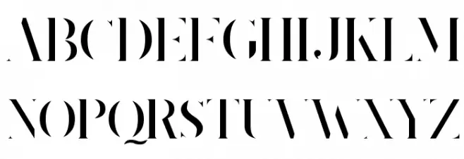 King's Gambit Schriftart Groß