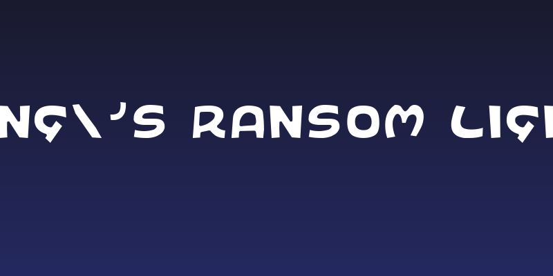 King's Ransom Light Social Header