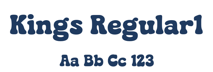 Kings Regular1 Font Preview