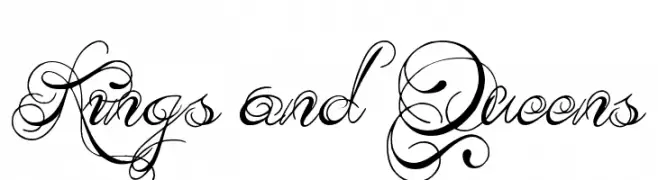 Kings and Queens  Fuentes Gratis Descargar