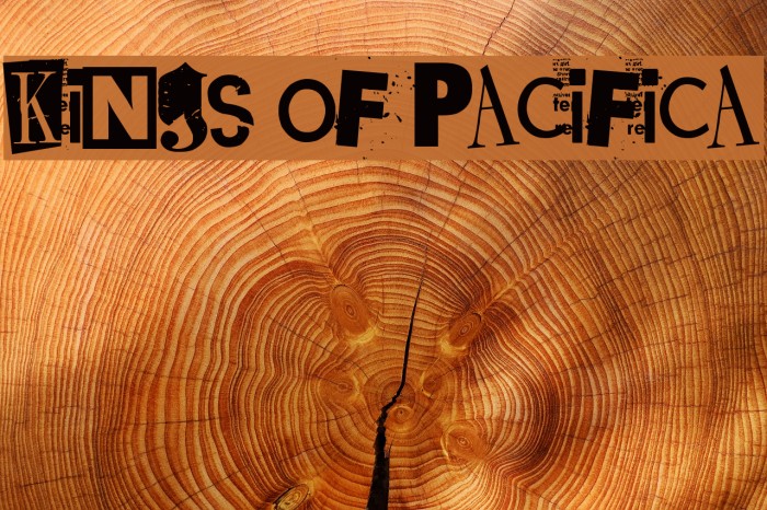 Kings of Pacifica Font examples