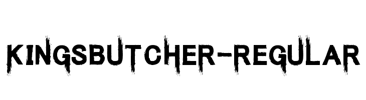 KingsButcher-Regular  Скачать бесплатные шрифты