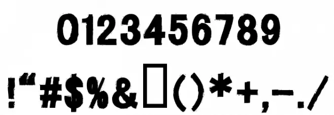 KingsButcher-Regular Font OTHER CHARS