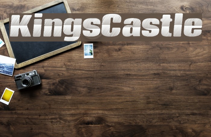 KingsCastle Font examples