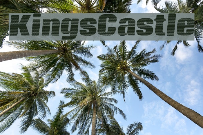 KingsCastle Font examples